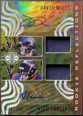 Davis Mills, Nico Collins #RR-16 Football Cards 2021 Panini Illusions Rookie Reflections Dual Patch Autographs Prices