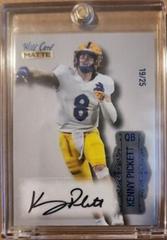 Kenny Pickett [Silver Blue Foil] #MB-A Football Cards 2022 Wild Card Matte Autographs Prices