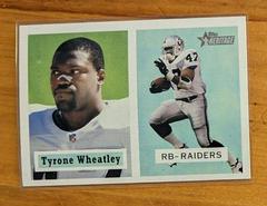 Tyrone Wheatley #153 Football Cards 2002 Topps Heritage Prices