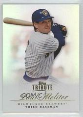 Paul Molitor #55 Baseball Cards 2012 Topps Tribute Prices