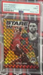 Zach LaVine [Gold] #8 Basketball Cards 2021 Panini Mosaic Stare Masters Prices