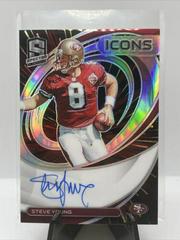 Steve Young [Hyper] #ICN-SYO Football Cards 2022 Panini Spectra Icons Autographs Prices