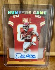 Dante Hall #NG-DHA Football Cards 2023 Panini Donruss Numbers Game Autographs Prices