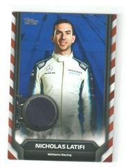 Nicholas Latifi [Blue] #F1R-NC Racing Cards 2021 Topps Formula 1 F1 Relics Prices