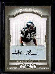 Herman Edwards [Significant Signatures Green] Football Cards 2004 Panini Donruss Classics Prices