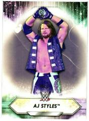 AJ Styles Wrestling Cards 2021 Topps WWE Prices