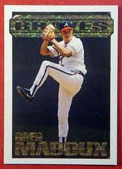 Greg Maddux #38 Baseball Cards 1994 Topps Black Gold Prices