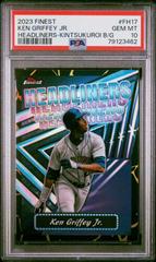 Ken Griffey Jr. [Kintsukuroi Black Gold] Baseball Cards 2023 Topps Finest Headliners Prices