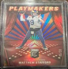 Matthew Stafford [Blue] #PM-1 Football Cards 2022 Panini Donruss Elite Playmakers Prices