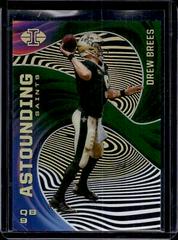 Drew Brees [Green] Football Cards 2020 Panini Illusions Astounding Prices