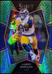 Aaron Donald [Dragon Scale] #120 Football Cards 2021 Panini Select Prices
