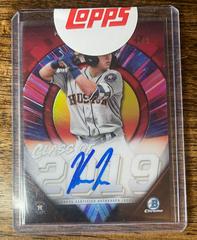 Korey Lee [Red Refractors] Baseball Cards 2019 Bowman Draft Class of 2019 Autographs Prices