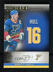 Brett Hull [Gold] #DD-19 Hockey Cards 2020 SP Signature Edition Legends Dominant Digits Prices