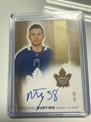 Michael Bunting [Gold Autograph] Hockey Cards 2021 Upper Deck The Cup Rookie Class of 2022 Prices