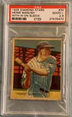 Heinie Manush #30 Baseball Cards 1935 Diamond Stars Prices