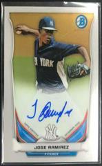 Jose Ramirez #JR Baseball Cards 2014 Bowman Chrome Autograph Prospects Prices
