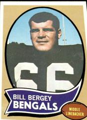 Bill Bergey #168 Football Cards 1970 Topps Prices
