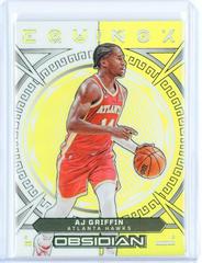 AJ Griffin [Yellow Flood] #37 Basketball Cards 2022 Panini Obsidian Equinox Prices