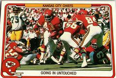 Kansas City Chiefs [Going in Untouched] #23 Football Cards 1982 Fleer Team Action Prices