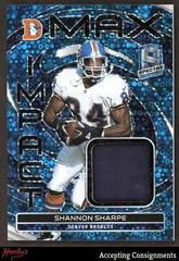 Shannon Sharpe [Blue Neon] #16 Football Cards 2023 Panini Spectra Max Impact Prices