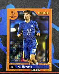 Kai Havertz [Orange Mojo] Soccer Cards 2021 Topps Merlin Chrome UEFA Prices