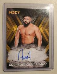 Andrade 'Cien' Almas [Gold] #RA-AC Wrestling Cards 2017 Topps WWE NXT Autographs Prices