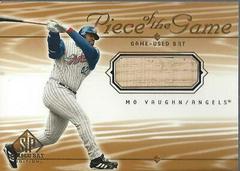 Mo Vaughn #MV Baseball Cards 2001 SP Game Bat Piece of the Game Prices