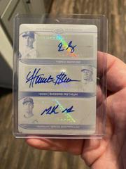 Hunter Greene, MacKenzie Gore, George Kirby #TA-KGG Baseball Cards 2022 Topps Chrome Sonic Triple Autographs Prices