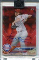 Aaron Nola [Autograph Red] #AN Baseball Cards 2018 Topps Clearly Authentic Prices