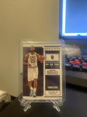 LeBron James [White Jersey  Blue Foil] #41 Basketball Cards 2018 Panini Contenders Draft Picks Prices