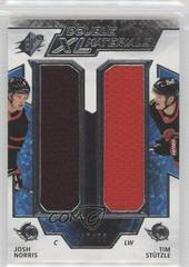 Josh Norris, Tim Stutzle Hockey Cards 2021 SPx Double XL Duos Materials Prices
