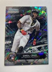 Oneil Cruz [Black Atomic] #BSR-21 Baseball Cards 2022 Bowman Sterling Prices