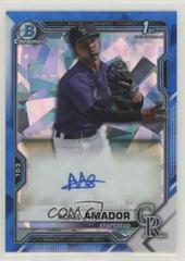 Adael Amador #BSPA-AA Baseball Cards 2021 Bowman Sapphire Autographs Prices