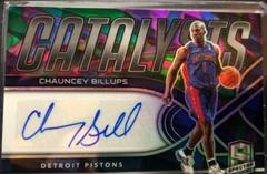 Chauncey Billups [Marble] #CAS-CBL Basketball Cards 2021 Panini Spectra Catalysts Signatures Prices
