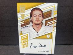 Kenny Pickett [Black Gold Ink] #PP-KP Football Cards 2022 Panini Donruss Elite Pen Pals Autographs Prices