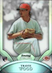 Travis Wood [Gold Refractor] #47 Baseball Cards 2010 Bowman Sterling Prices