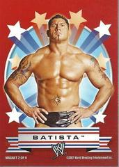 Batista Wrestling Cards 2007 Topps Heritage III WWE Magnets Prices