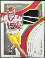 Drake London [Gold] #IG-DLO Football Cards 2022 Panini Immaculate Collegiate Gloves Prices