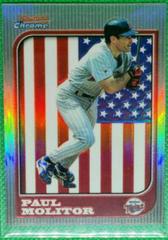 Paul Molitor [Refractor] #8 Baseball Cards 1997 Bowman Chrome International Prices