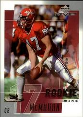 Mike McMahon #284 Football Cards 2001 Upper Deck MVP Prices