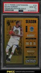Kevin Durant [Premium Edition Gold] Basketball Cards 2017 Panini Contenders Prices