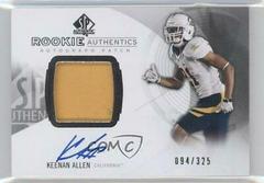 Keenan Allen [Autograph Patch] #176 Football Cards 2013 SP Authentic Prices