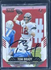 Tom Brady [Signature Red Zone] Football Cards 2021 Panini Score Prices