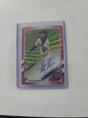 Mickey Moniak [Red Refractor] #RA-MM Baseball Cards 2021 Topps Chrome Rookie Autographs Prices