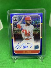 Jo Adell [Blue] #87RR-JA Baseball Cards 2021 Panini Donruss Optic Retro 1987 Rated Rookie Signatures Prices