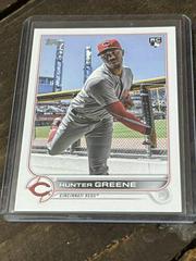 Hunter Greene [SSP Variation] #US160 Baseball Cards 2022 Topps Update Prices