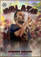 Andres Iniesta Soccer Cards 2022 Topps Chrome UEFA Club Competitions Golazo Prices