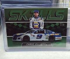 Chase Elliott [Mirror Green] #S4 Racing Cards 2018 Panini Certified Racing Nascar Skills Prices