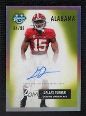 Dallas Turner #55B-DT Football Cards 2023 Bowman Chrome University 1955 Autographs Prices