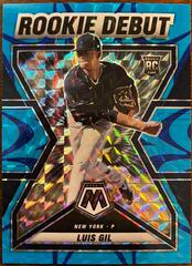 Luis Gil [Reactive Blue] #RD-10 Baseball Cards 2022 Panini Mosaic Rookie Debut Prices